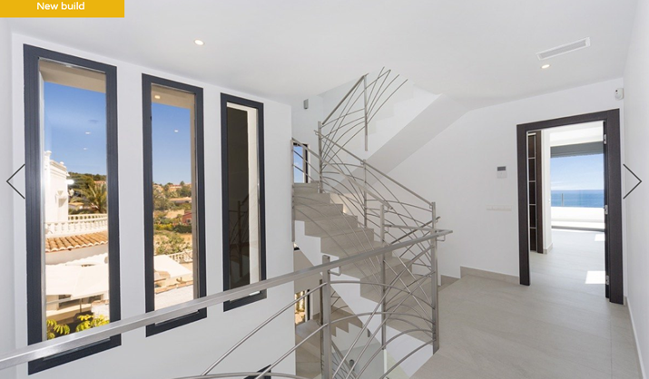 Modern luxury villa newly built with sea views in Les Bassetes Calpe